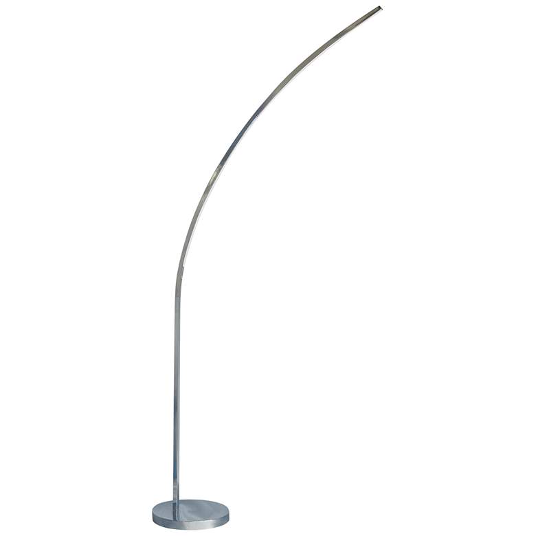 Image 2 Dainolite Gentle Bend 70 inch Polished Chrome LED Arc Floor Lamp