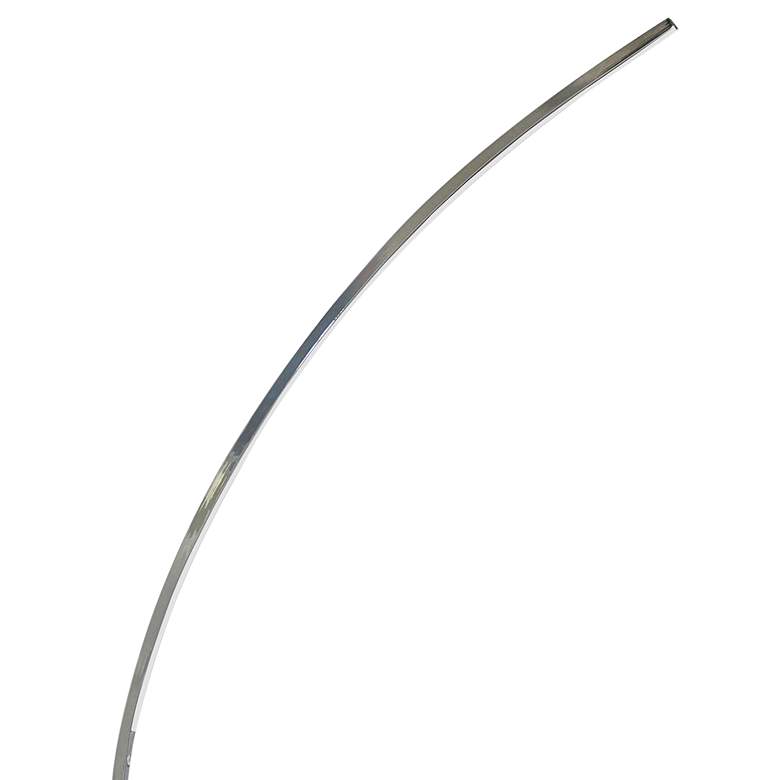 Image 3 Dainolite Gentle Bend 70 inch Polished Chrome LED Arc Floor Lamp more views