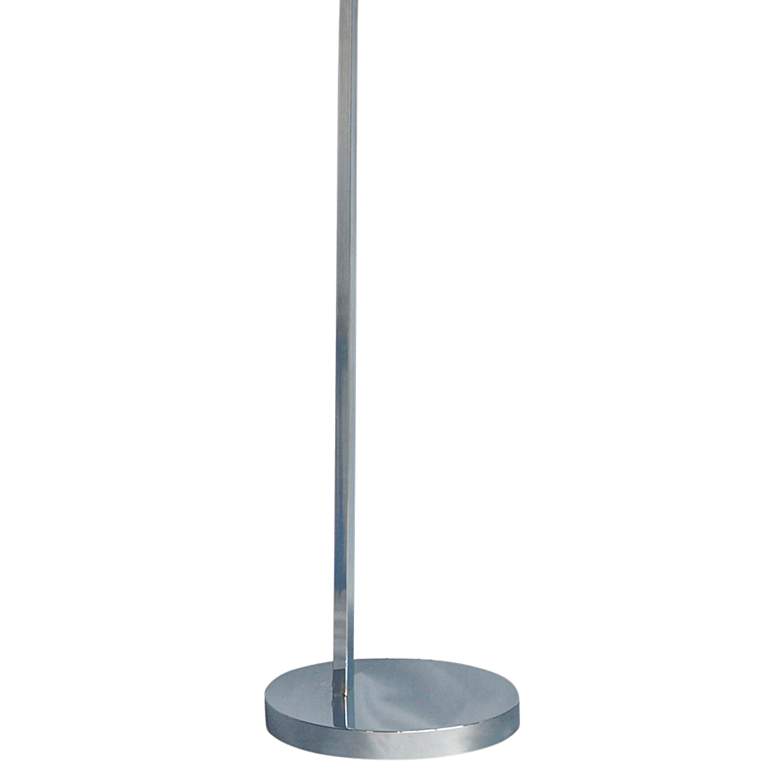Image 4 Dainolite Gentle Bend 70" Polished Chrome LED Arc Floor Lamp more views