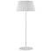 Dainolite Gretchen 62 3/4" High White Finish Modern Floor Lamp