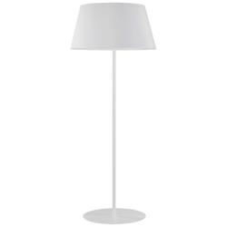 Dainolite Gretchen 62 3/4" High White Finish Modern Floor Lamp