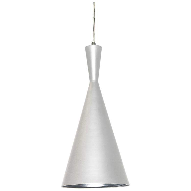 Image 1 Dainolite Helsinki 8" Wide Matte White Modern Cone Pendant Light
