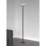 1_Dainolite Jasmine 72" Satin Black Modern LED Torchiere Floor Lamp