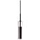 Dainolite Luna 2 1/2" Wide Black LED Mini Pendant