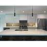 4_Dainolite Luna 2 1/2" Wide Black LED Mini Pendant more views