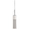 Dainolite Luna 2 1/2" Wide Polished Chrome Modern LED Mini Pendant