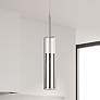 1_Dainolite Luna 2 1/2" Wide Polished Chrome Modern LED Mini Pendant