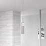 3_Dainolite Luna 2 1/2" Wide Polished Chrome Modern LED Mini Pendant more views