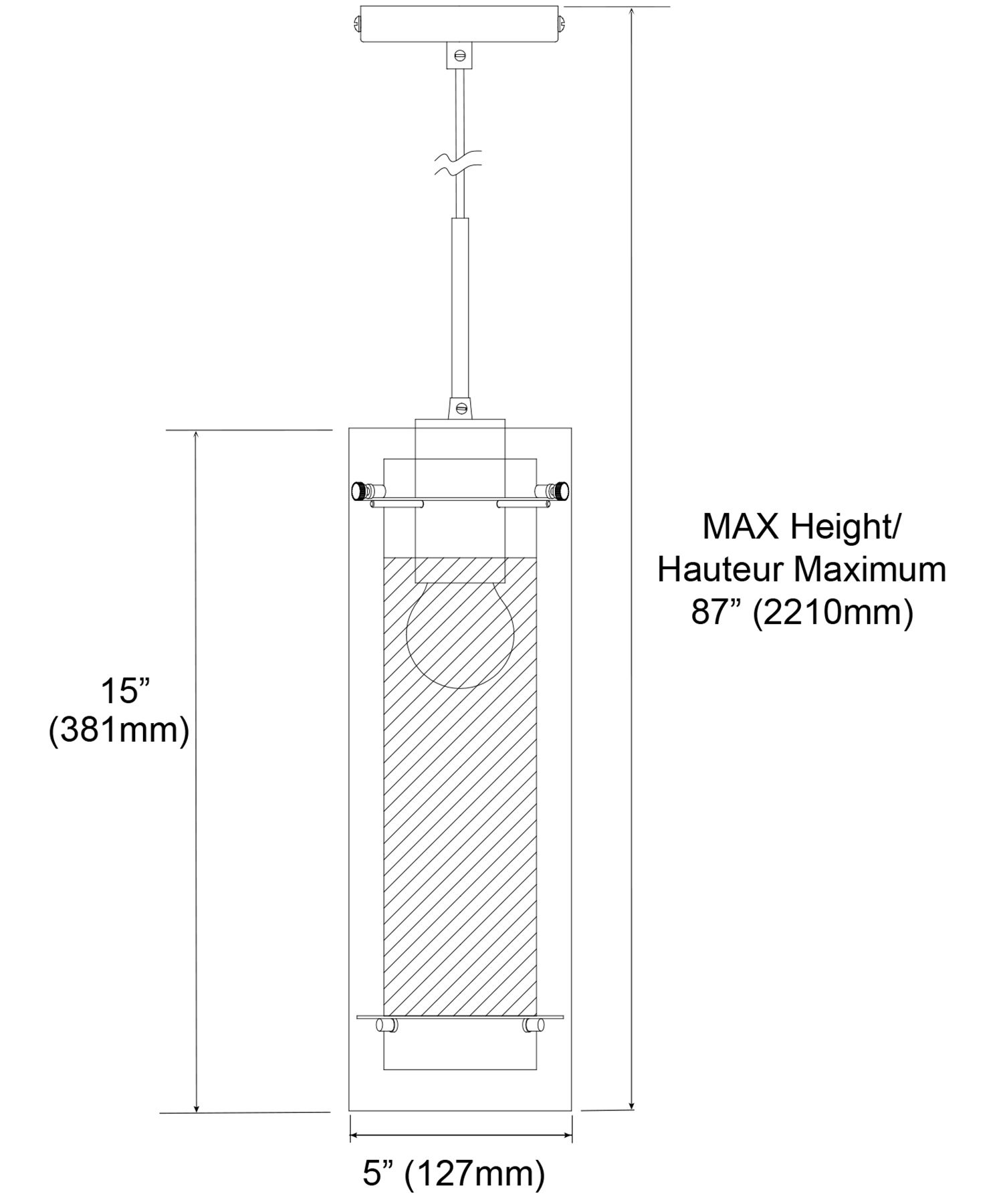 Image 3 Dainolite Pasha 5" Wide Matte Black Clear Frosted Glass Mini Pendant more views