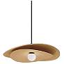 2_Dainolite Paven 20" Wide Aged Brass Modern LED Pendant Light