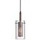 Dainolite Percy 5 1/2" Wide Oil Brushed Bronze Mini Pendant