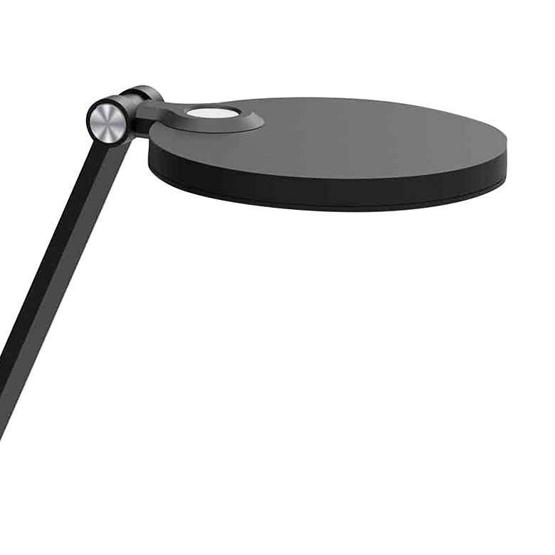 Image 3 Dainolite Prescott 15" High Matte Black LED Touch Dimmer Desk Lamp more views