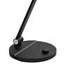 Dainolite Prescott 15" High Matte Black LED Touch Dimmer Desk Lamp