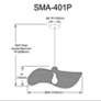 3_Dainolite Selma 40" Wide Modern Organic Natural Wicker Pendant Light more views