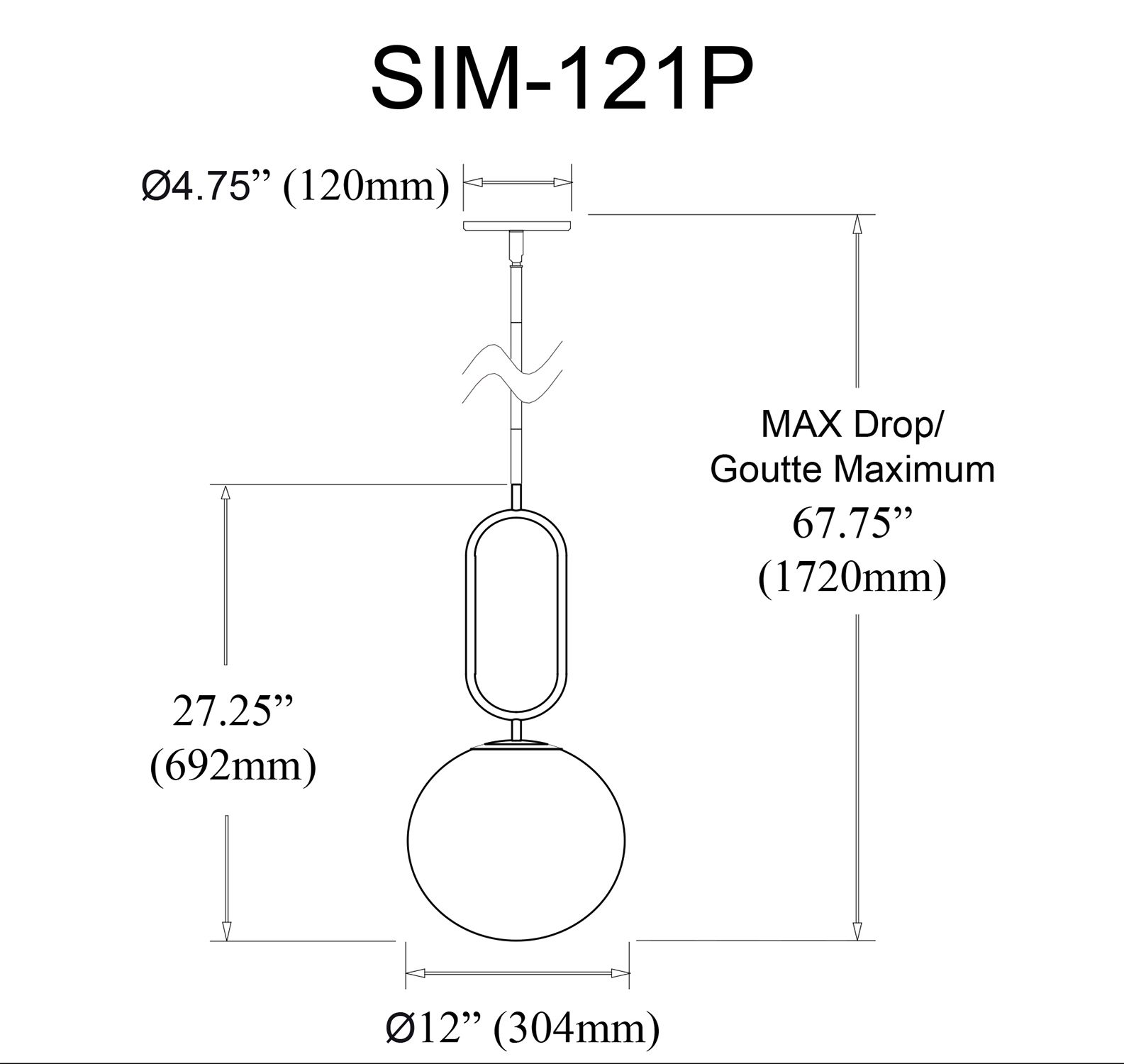 Image 5 Dainolite Simone 12" Wide Aged Brass White Glass Globe Mini Pendant more views