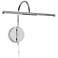 Dainolite Talla 17 1/2" Wide Polished Chrome Plug-In LED Picture Light