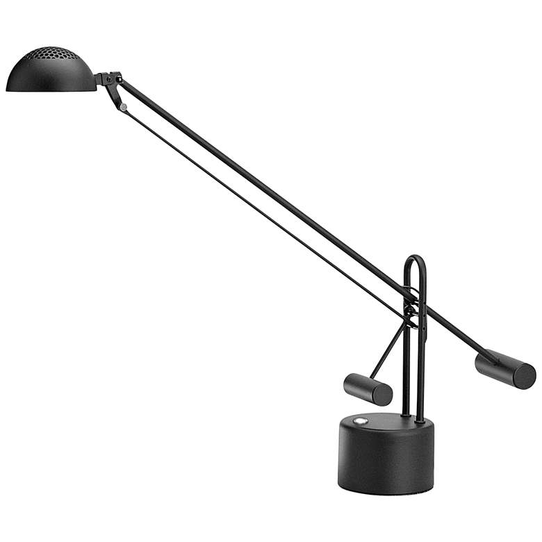 Image 2 Dainolite Zelda 28 inch Black Adjustable Arm Modern LED Desk Lamp