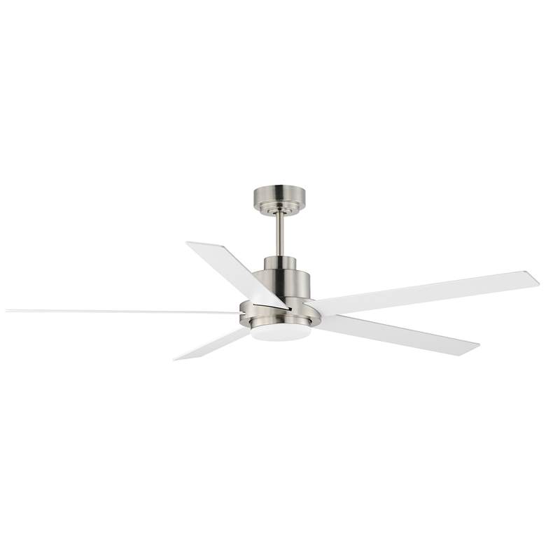 Image 1 Daisy 60 inch 5-Blade Fan w LED Light Kit Satin Nickel