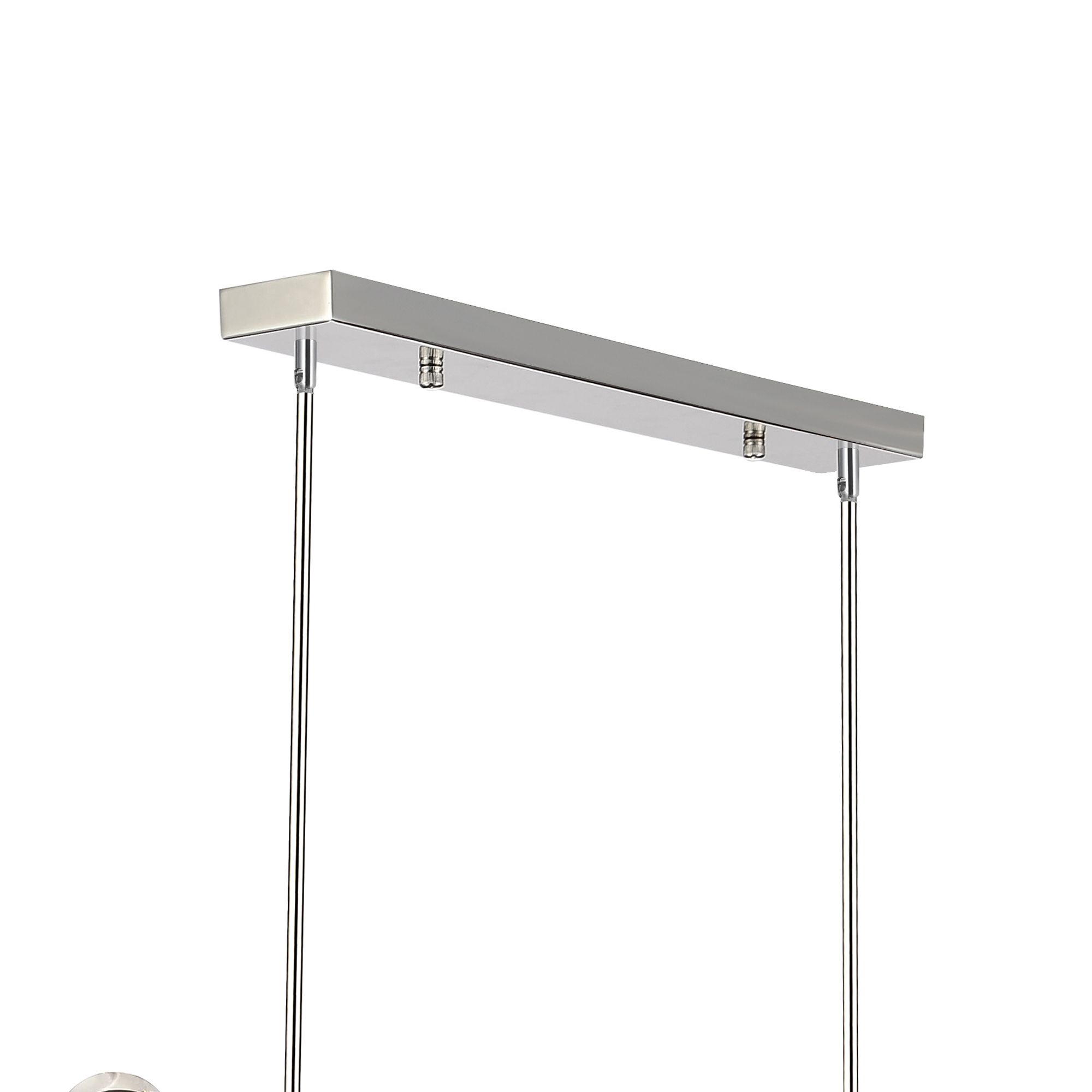 Image 5 Daisy 7 Light Down Chandelier With Chrome Finish more views