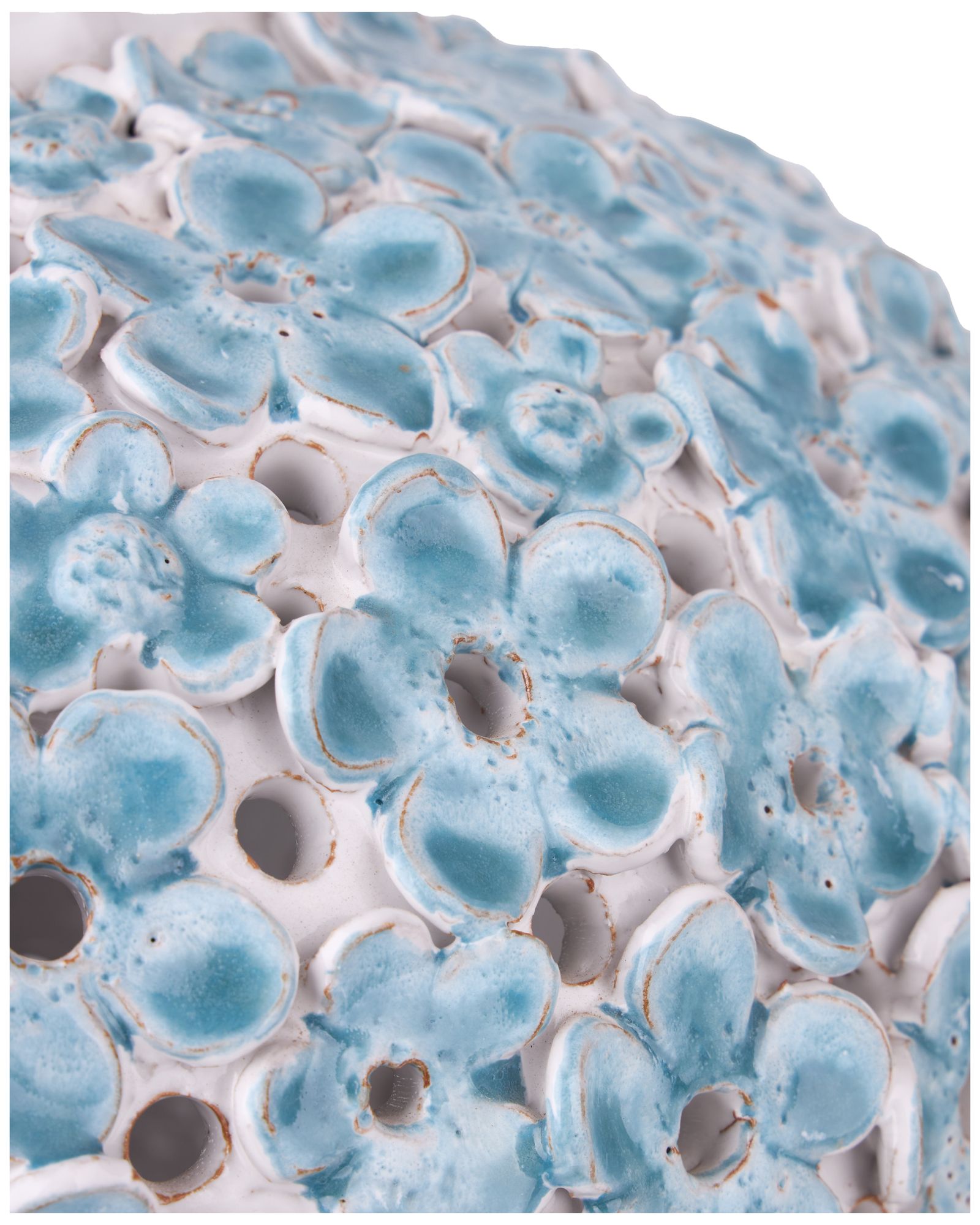 Image 2 Daisy Blue Light Blue, White Large Vase more views