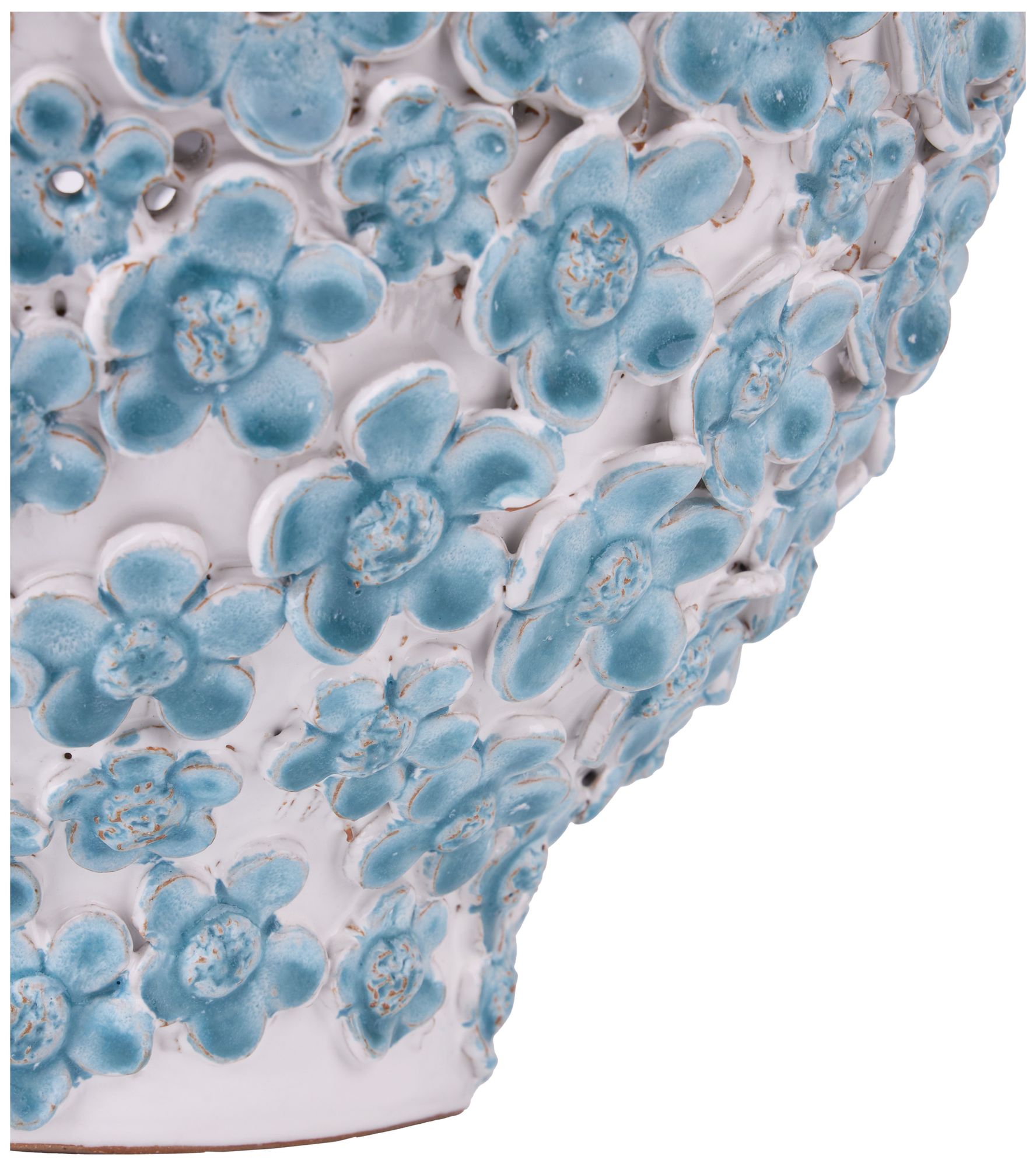 Image 4 Daisy Blue Light Blue, White Large Vase more views