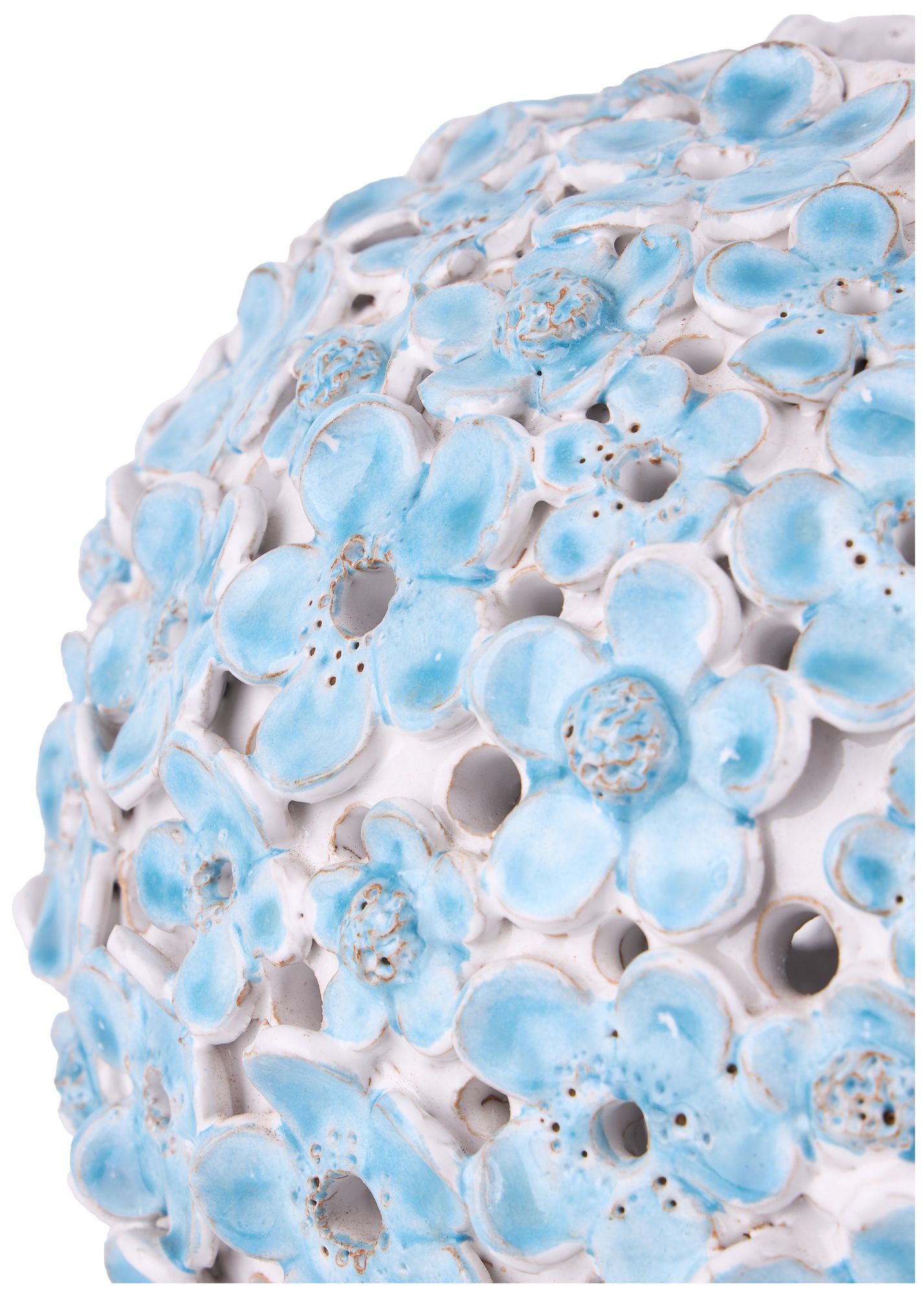Image 3 Daisy Blue Light Blue, White Small Vase more views