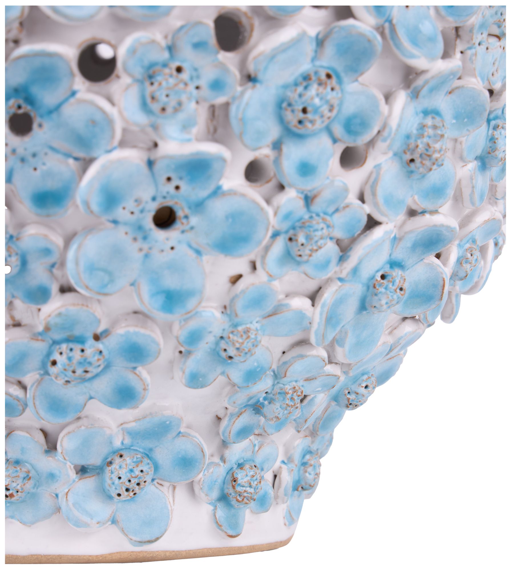 Image 4 Daisy Blue Light Blue, White Small Vase more views