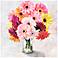 Daisy Bouquet 26" Square Gallery Wrapped Canvas Wall Art