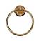 Daisy Design Polished Brass Towel Ring