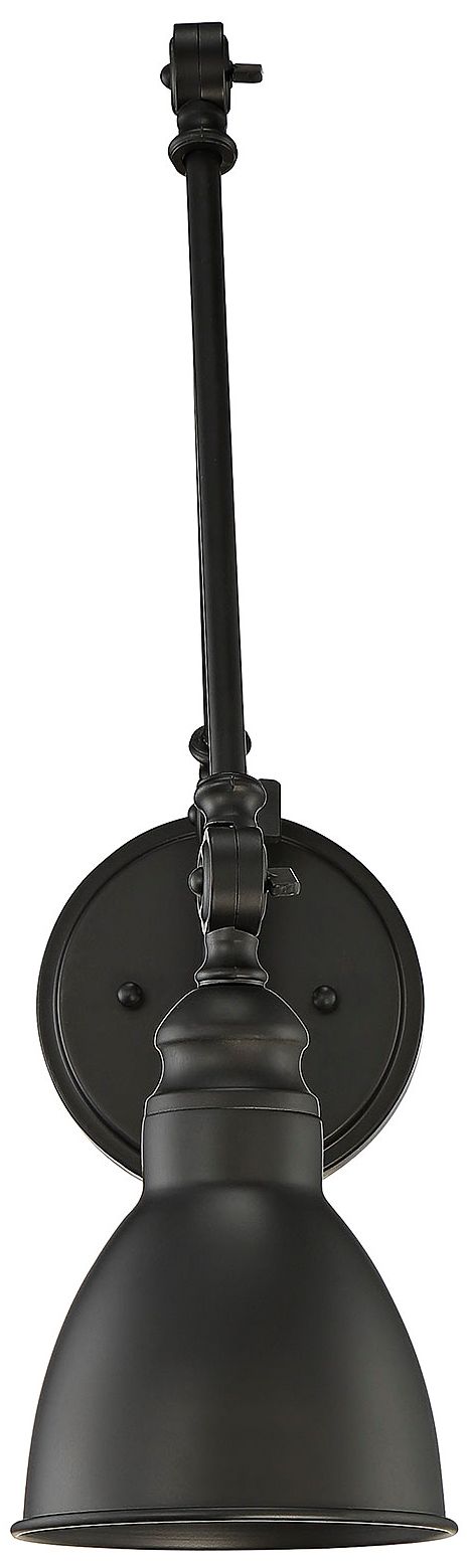 Image 6 Dakota 1-Light Adjustable Wall Sconce in Matte Black more views