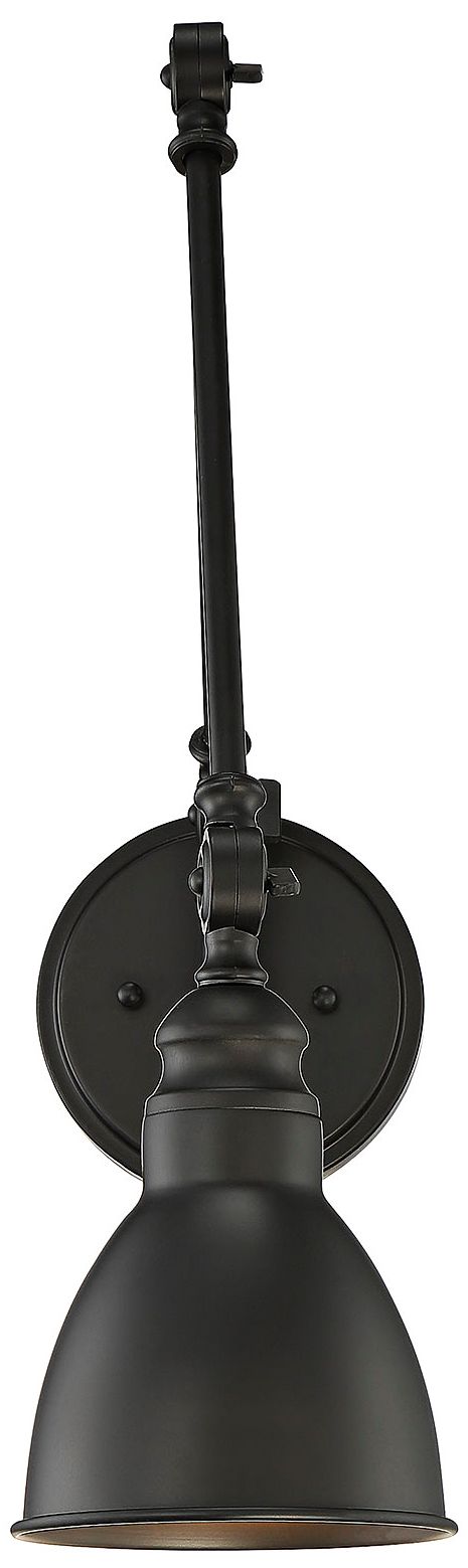Image 7 Dakota 1-Light Adjustable Wall Sconce in Matte Black more views