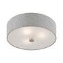 5_Dakota 15" Wide Brushed Nickel Drum Ceiling Light more views