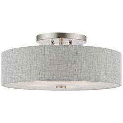 Dakota 18" Wide Brushed Nickel Ceiling Light