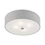 6_Dakota 18" Wide Brushed Nickel Ceiling Light more views