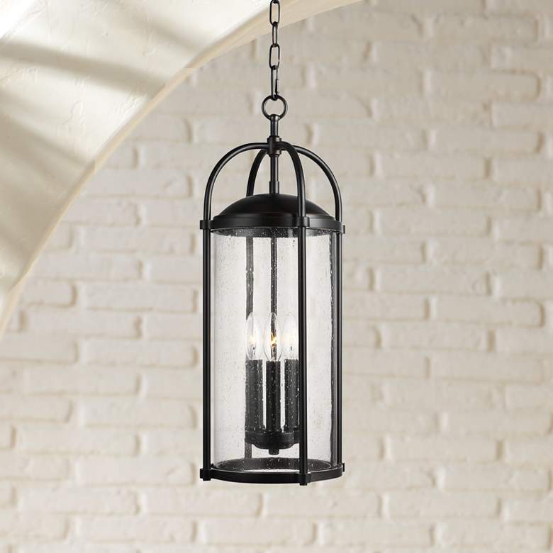Image 1 Dakota 23" High Espresso Outdoor Hanging Light