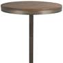 Dakota 27"W Brown Antique Adjustable Round Bar/Dinette Table