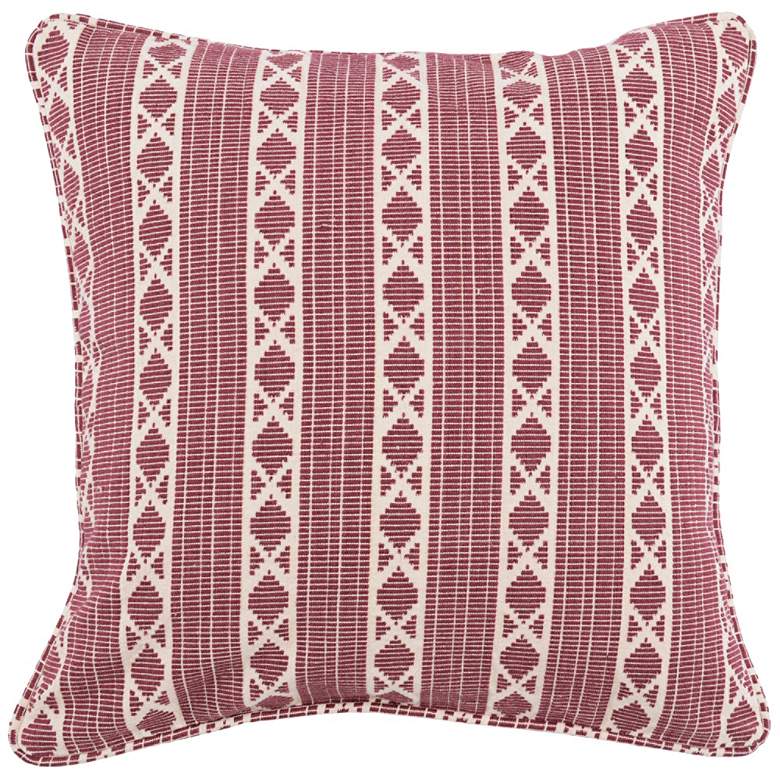 Dakota Berry 22&quot; Square Decorative Pillow