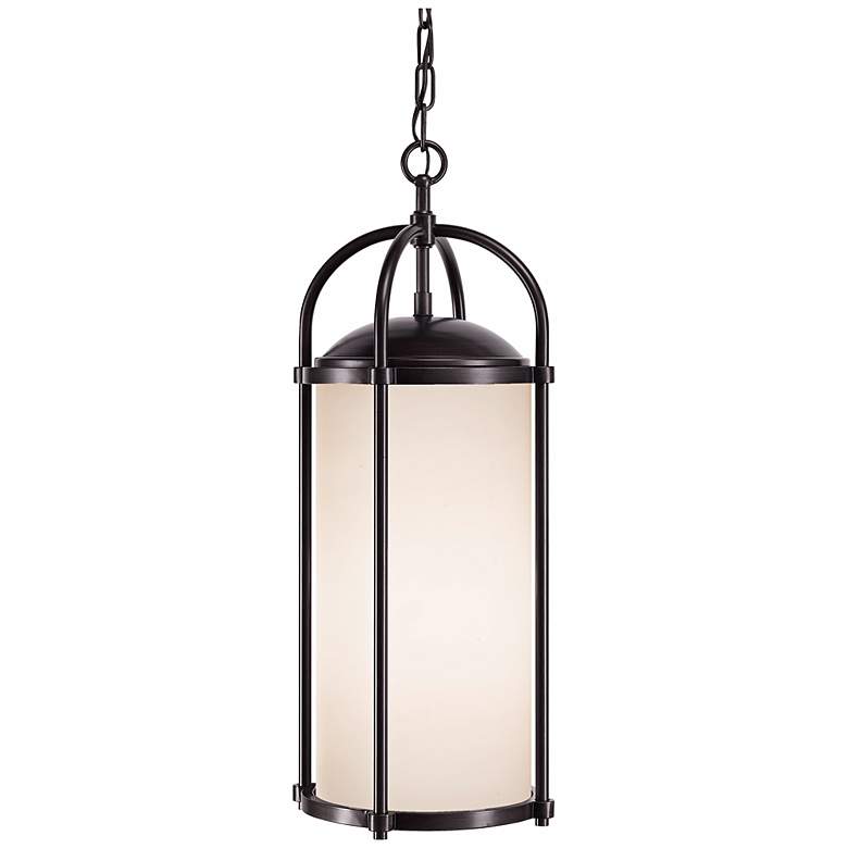 Image 1 Dakota Espresso 23" High Outdoor Hanging Light
