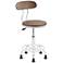 Dakota Vintage White and Espresso Adjustable Task Chair