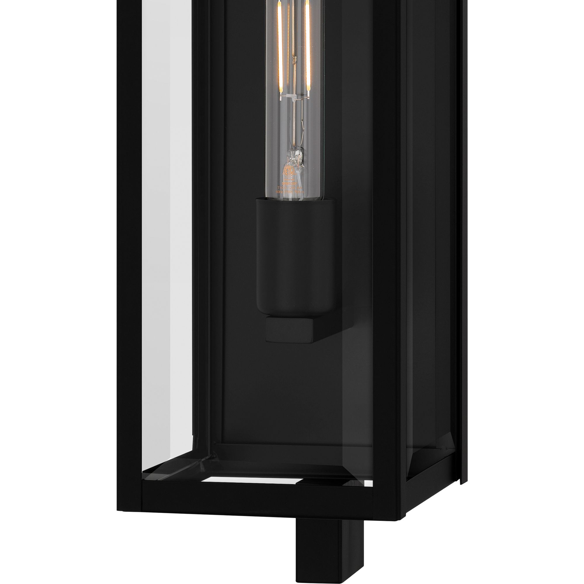 Image 5 Dale 1-Light Matte Black Outdoor Wall Lantern more views