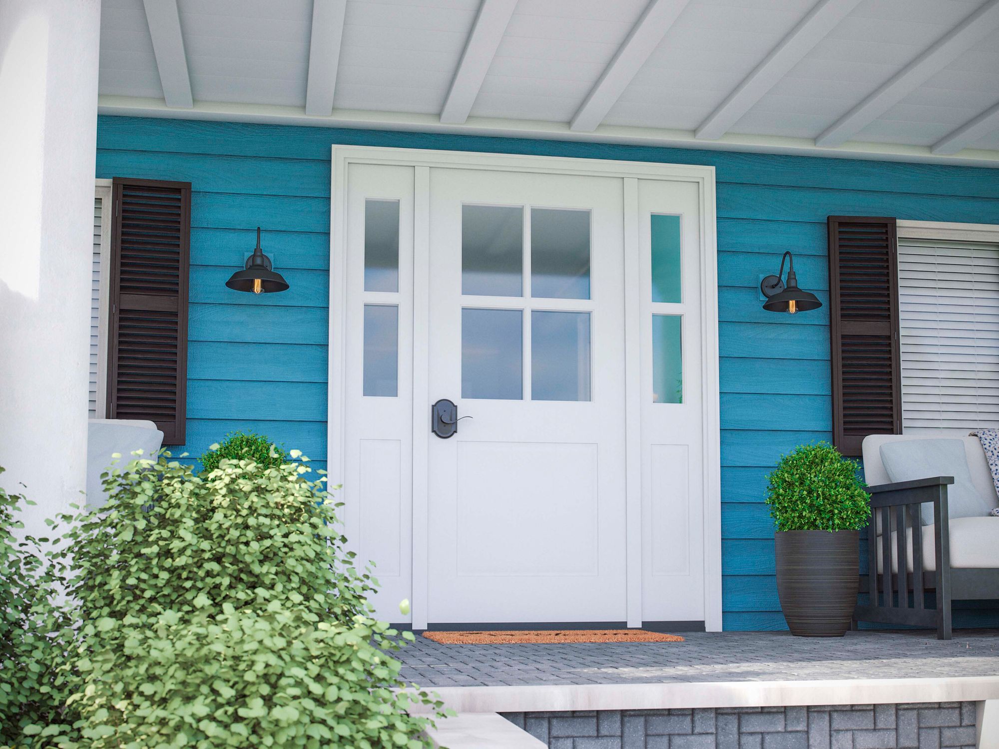 Image 5 Dale 1 Light Wall Lantern BL more views