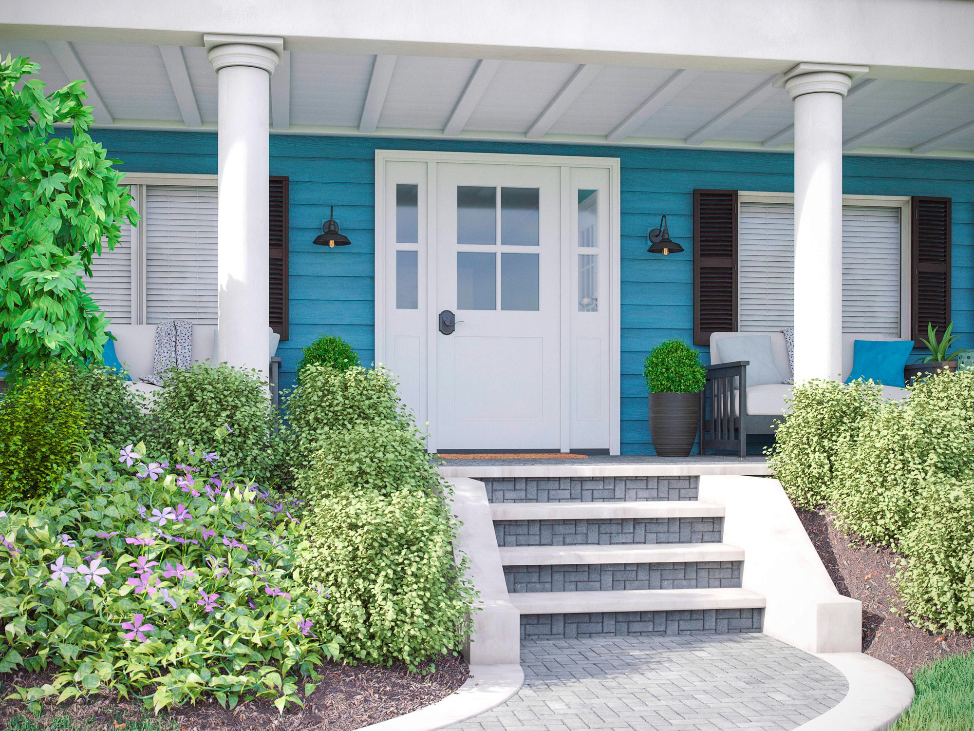 Image 7 Dale 1 Light Wall Lantern BL more views