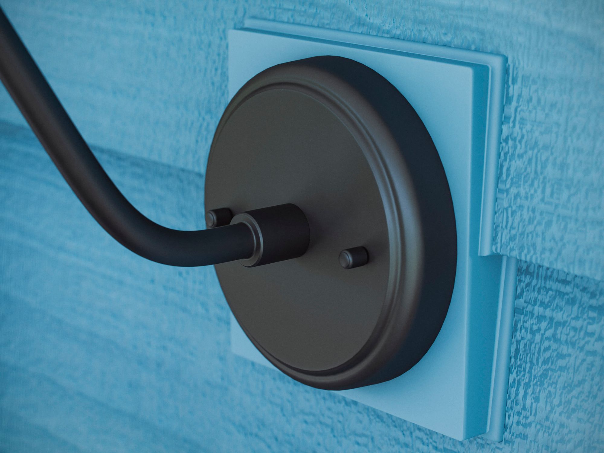 Dale 1 Light Wall Lantern BL