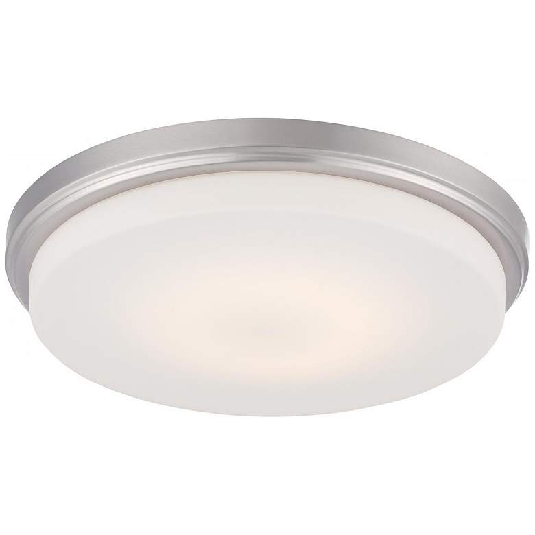 Image 1 Dale; LED Flush Fixture with Opal Frosted Glass