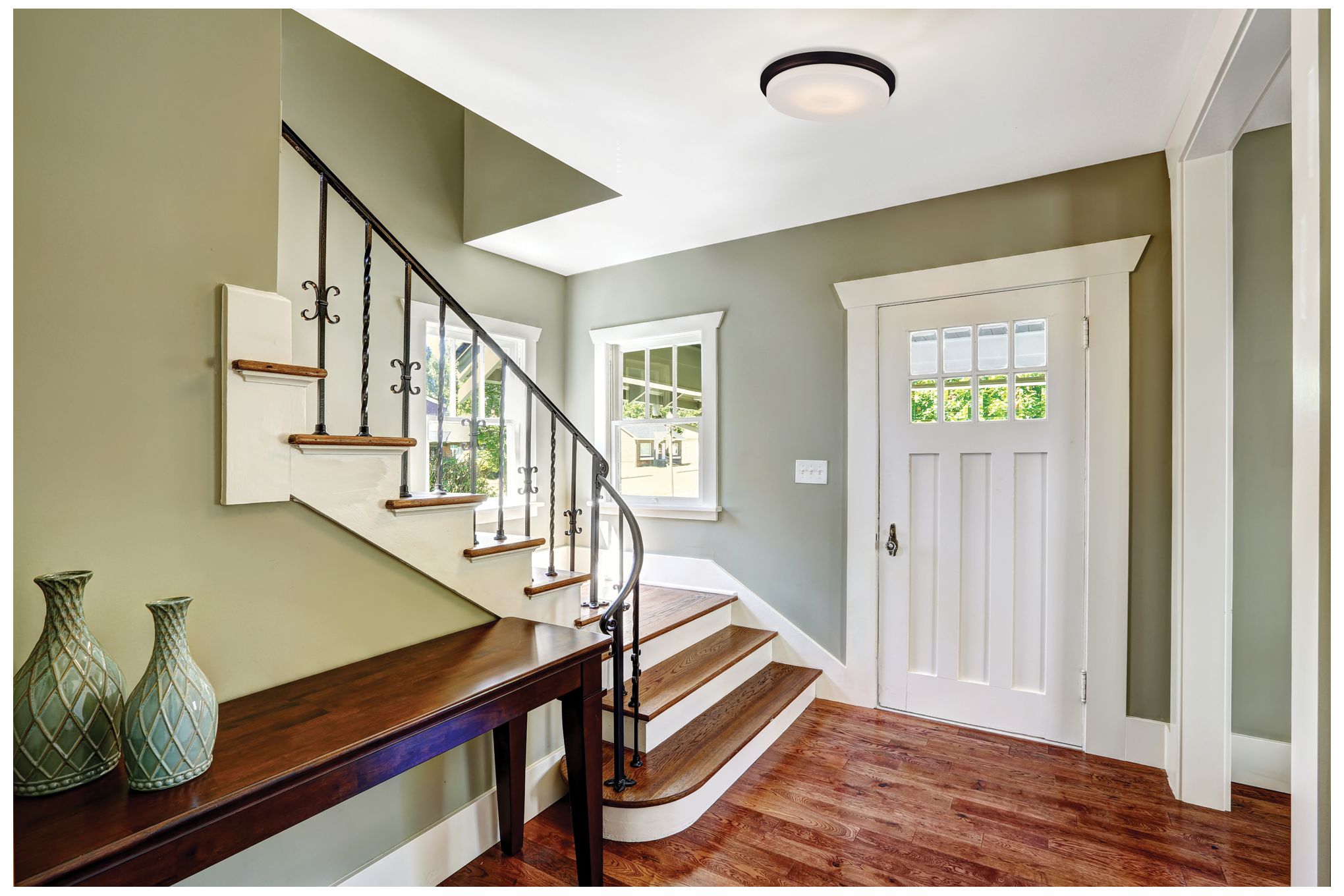 Image 2 Dale; LED Flush Fixture with Opal Frosted Glass more views