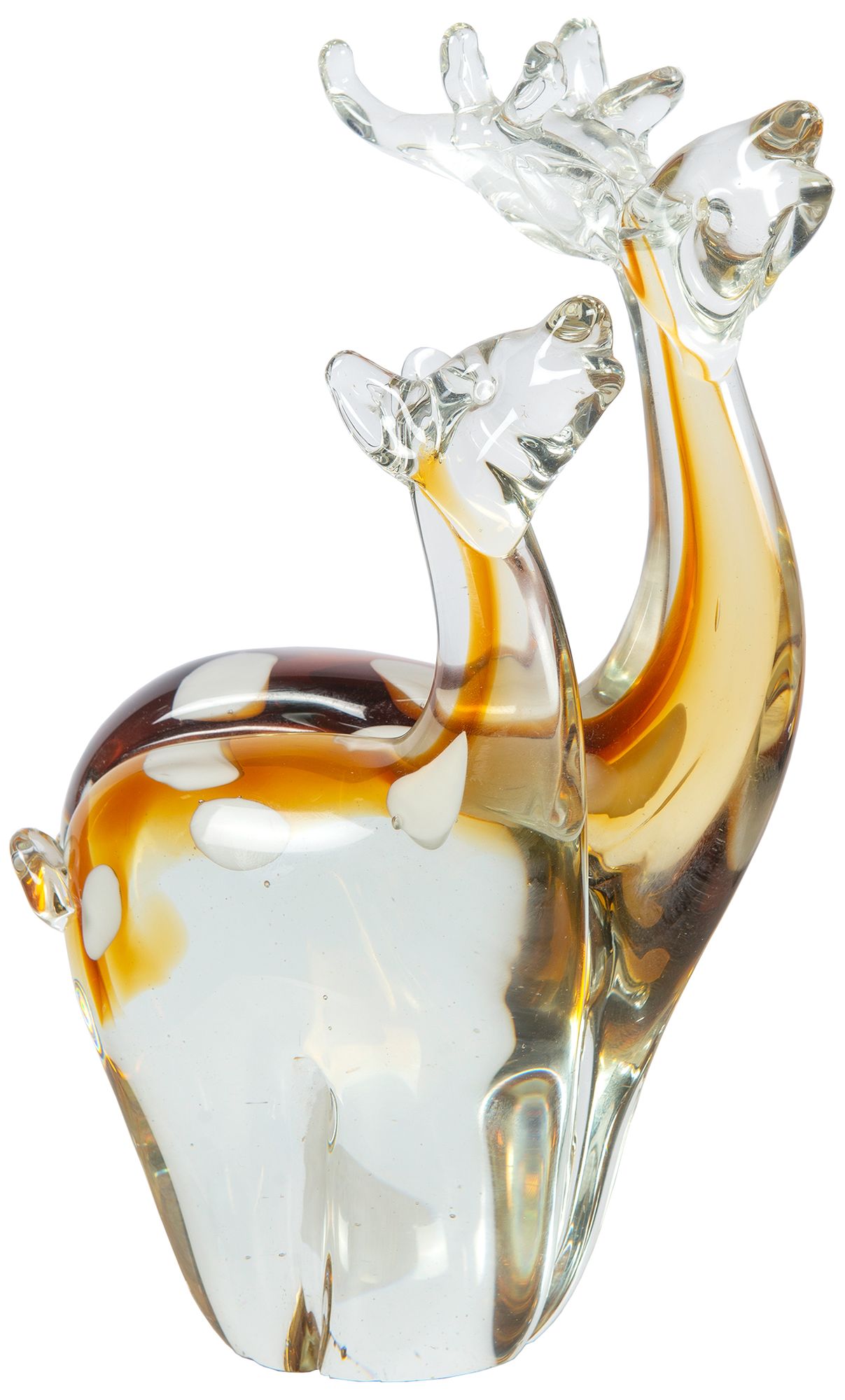 Image 2 Dale Tiffany 10.25" Tall Arroyo Deer Handcrafted Art Glass Figurine