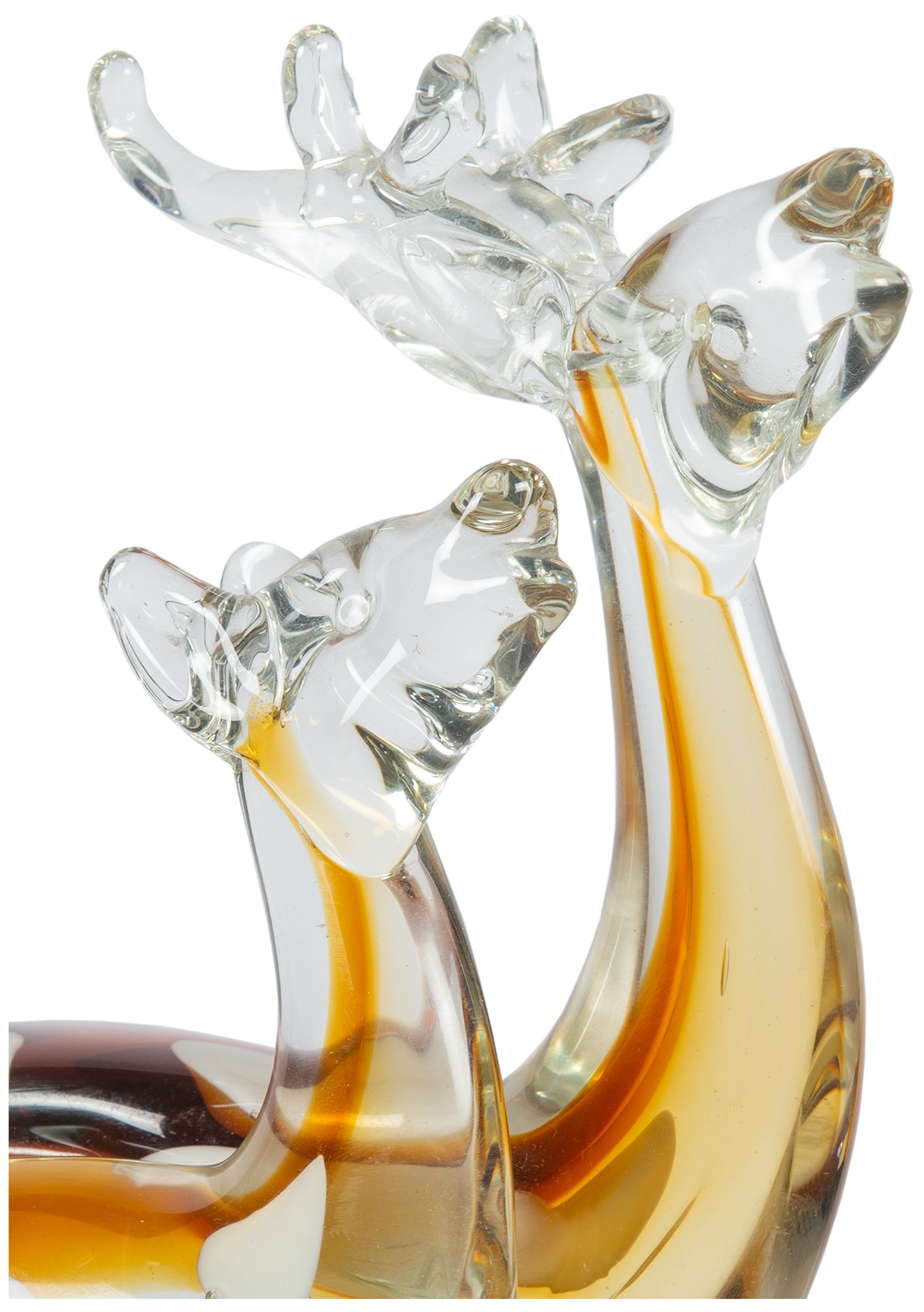 Image 4 Dale Tiffany 10.25" Tall Arroyo Deer Handcrafted Art Glass Figurine more views