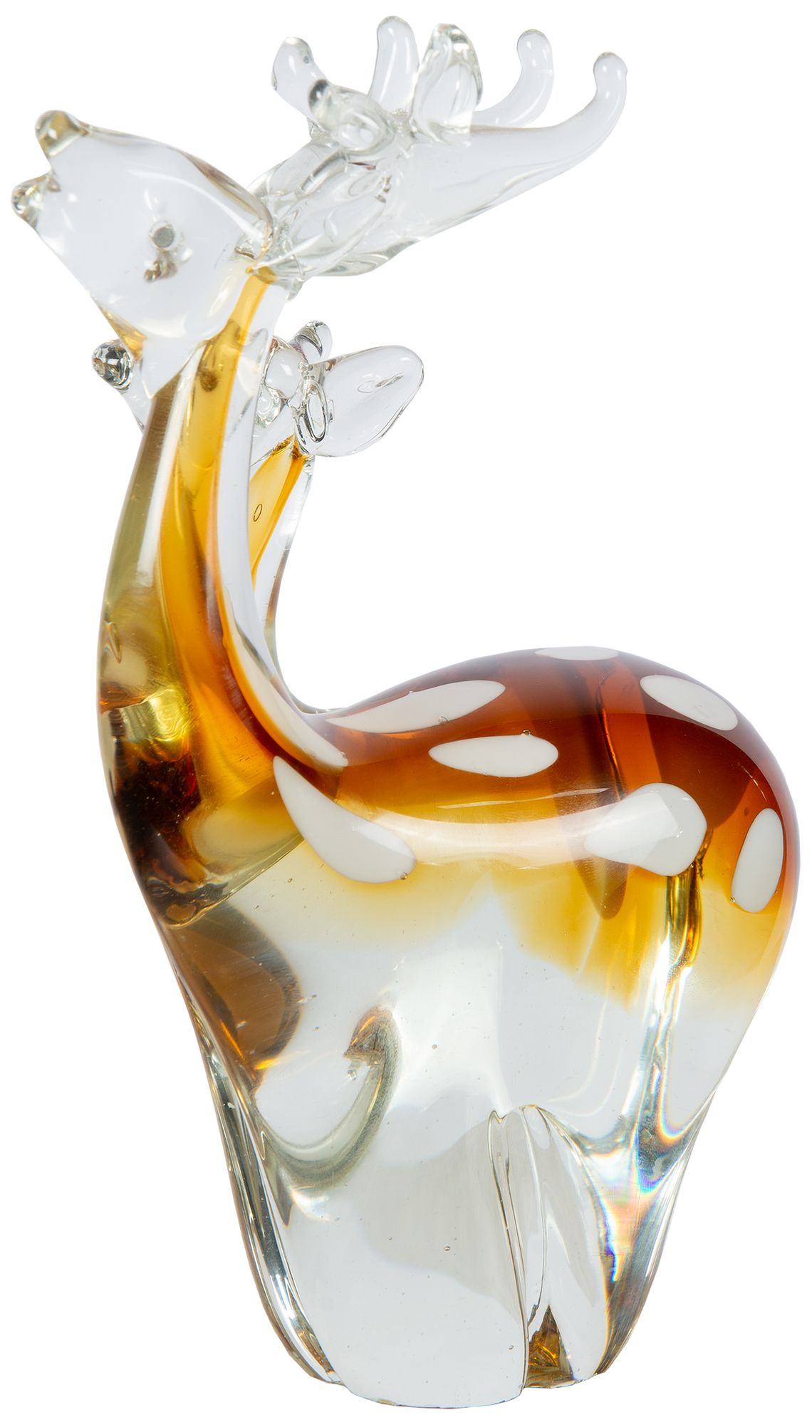 Image 5 Dale Tiffany 10.25" Tall Arroyo Deer Handcrafted Art Glass Figurine more views