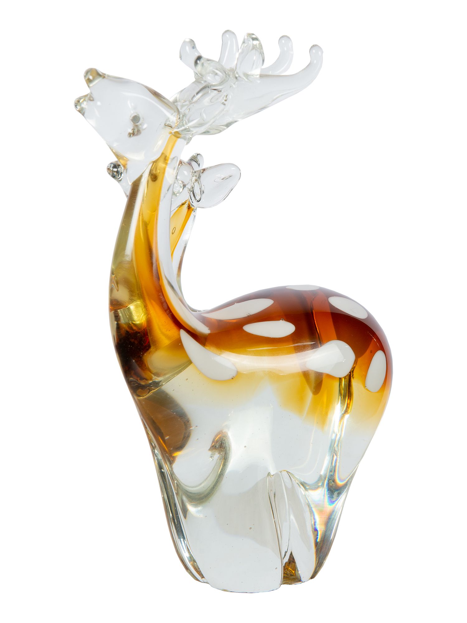 Image 6 Dale Tiffany 10.25" Tall Arroyo Deer Handcrafted Art Glass Figurine more views