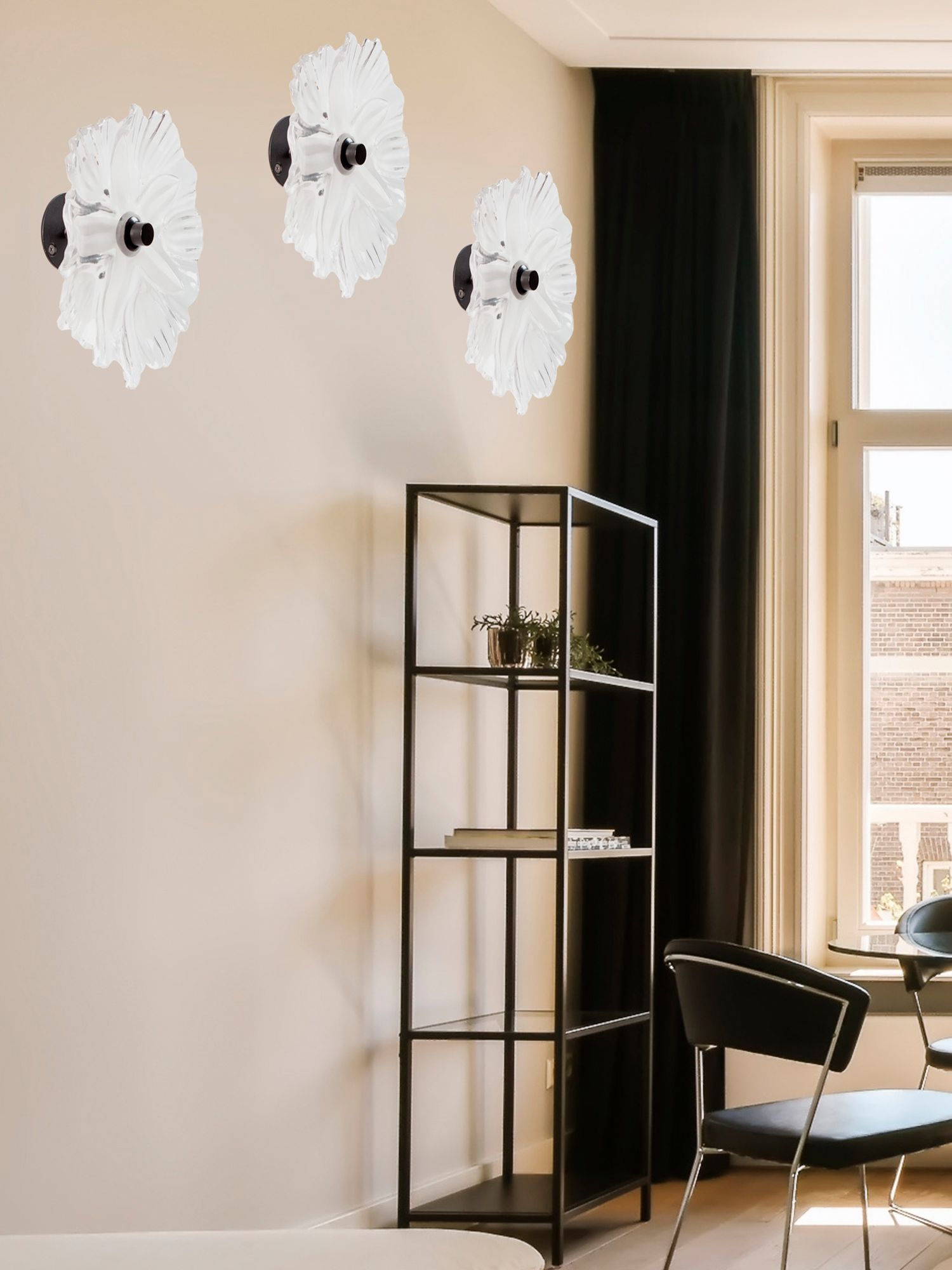 Image 2 Dale Tiffany 10" Fiore Frost Hand Blown more views